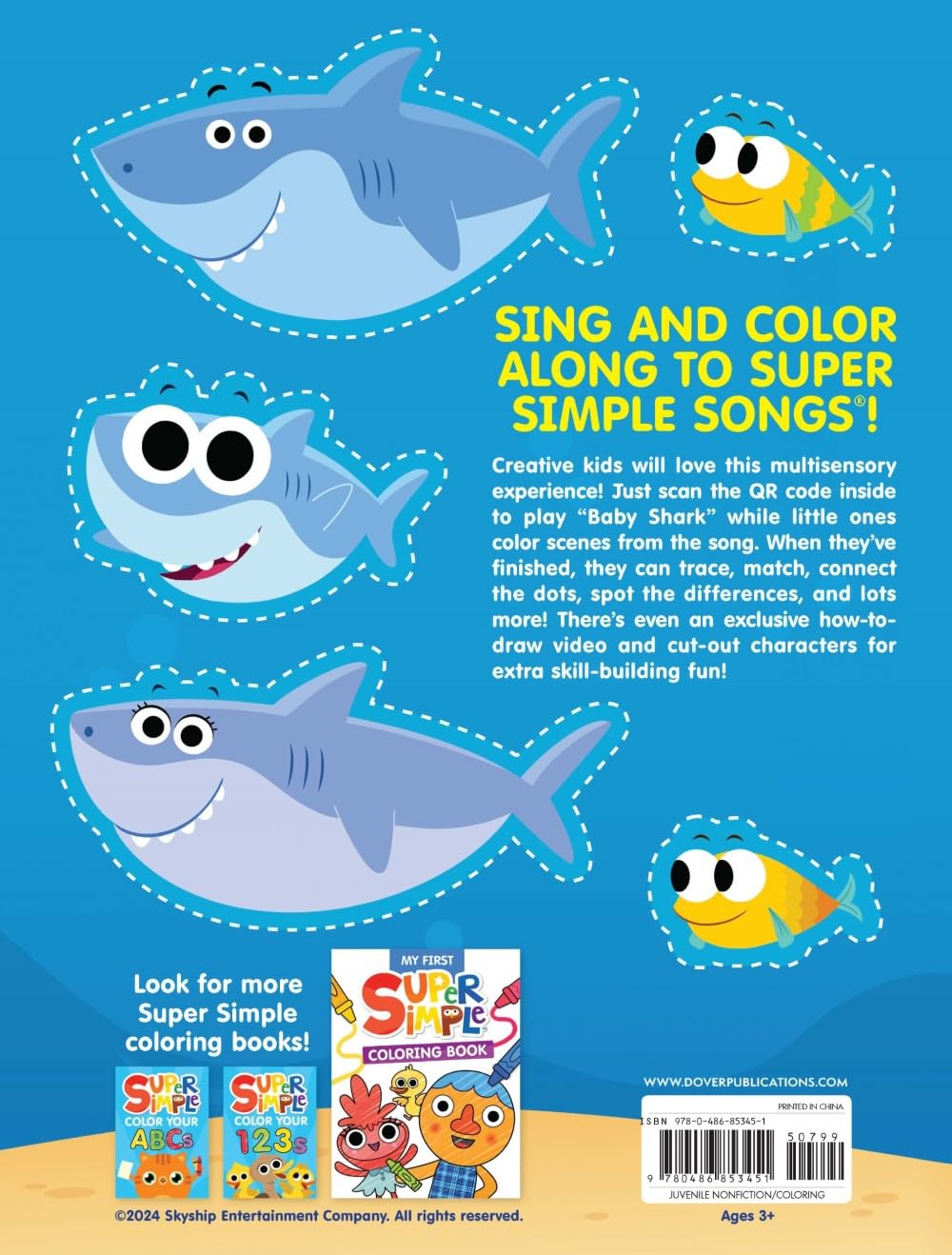 Super Simple Sing & Color: Baby Shark | Coloring Book