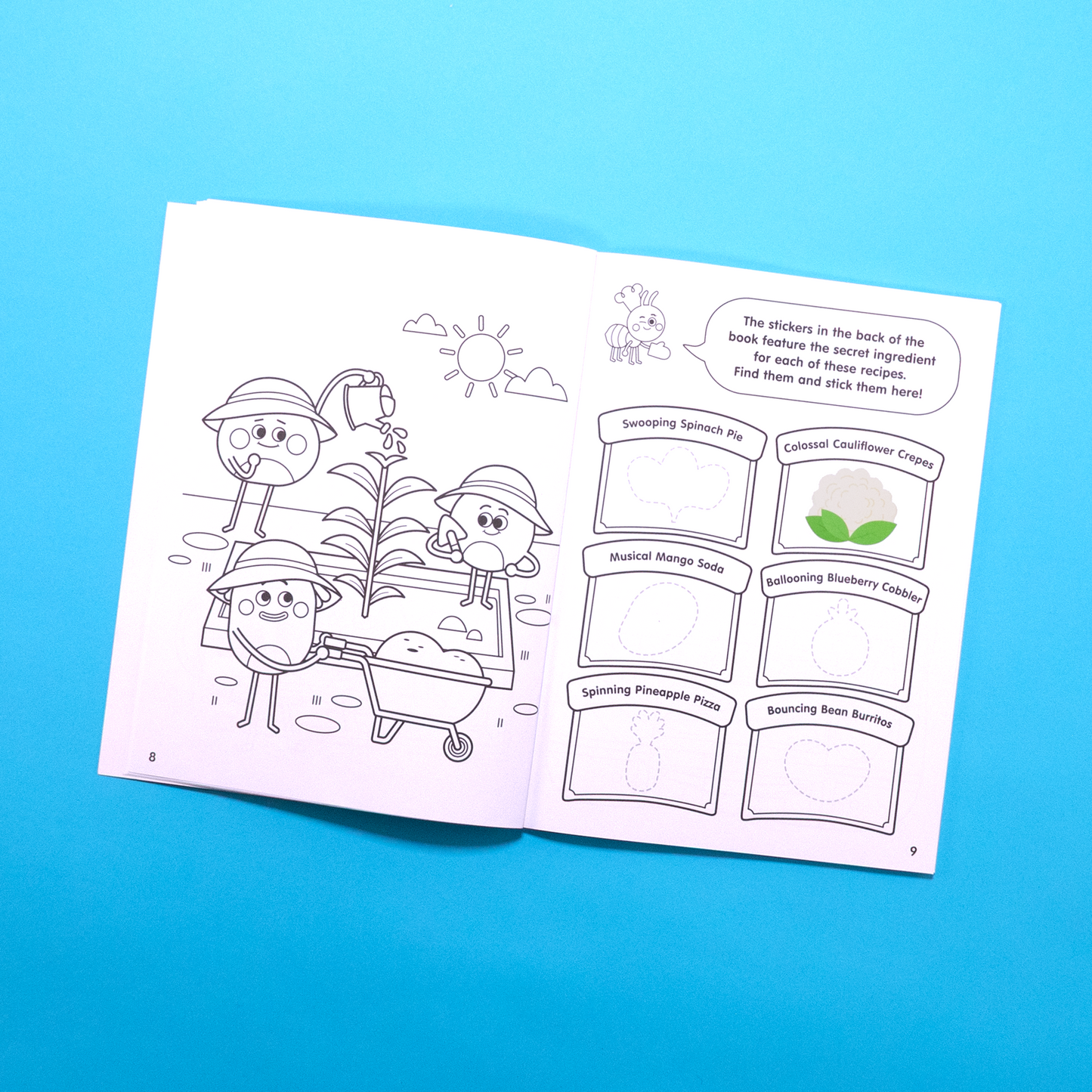 Bumble Nums Activity & Coloring Book Interior Page 8