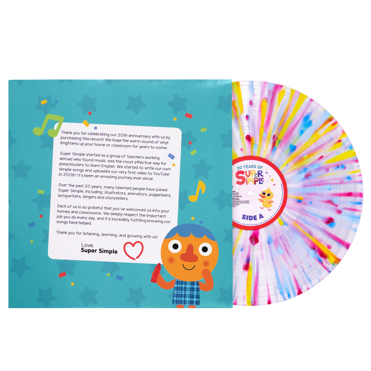 Super Simple 20th Anniversary Vinyl Record