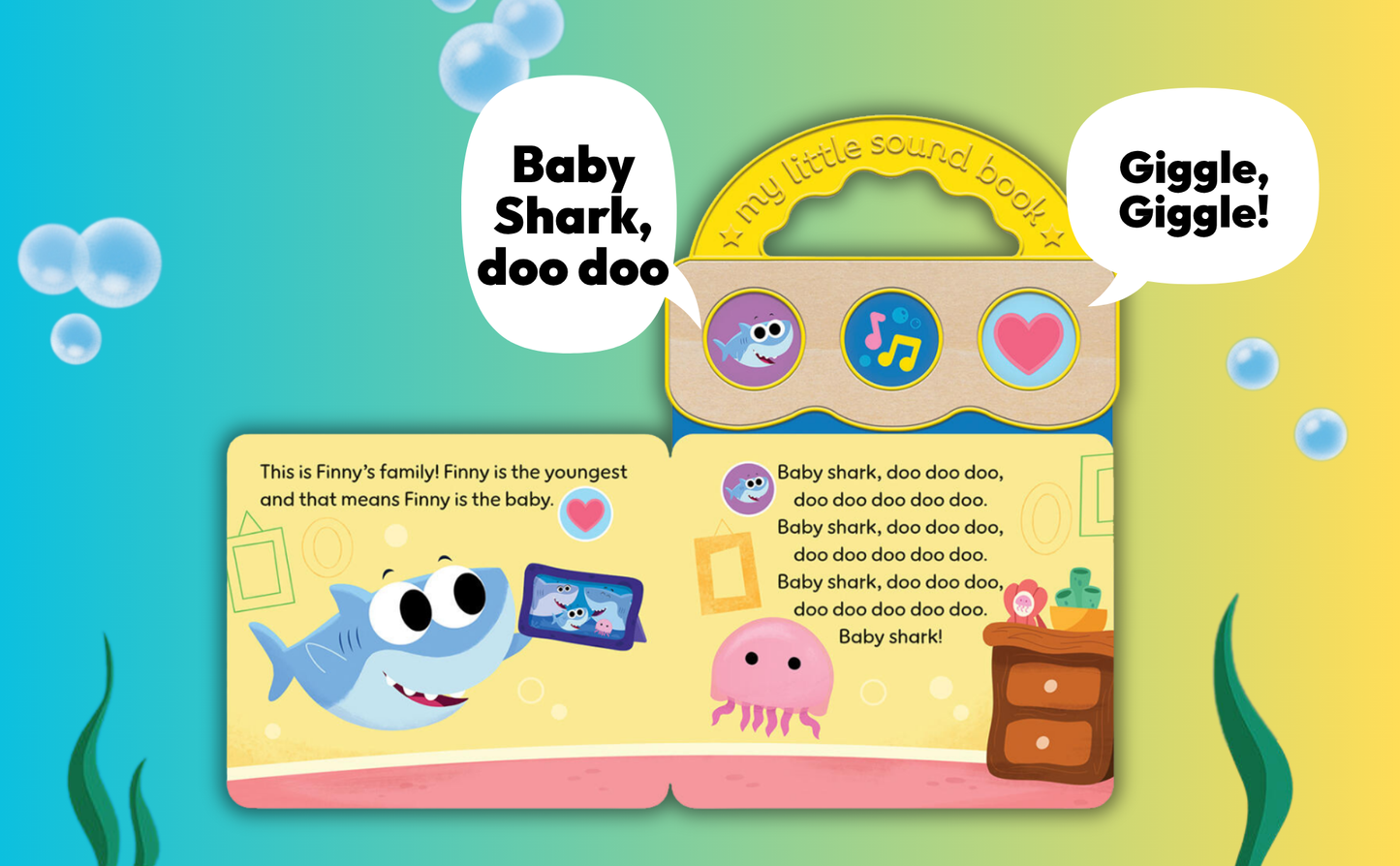 Baby Shark | 3 Button Sound Board Book
