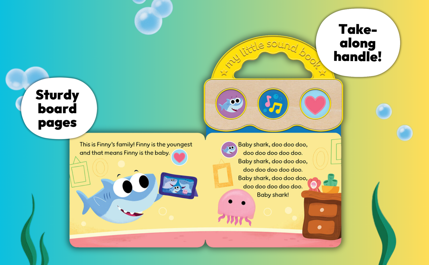 Baby Shark | 3 Button Sound Board Book