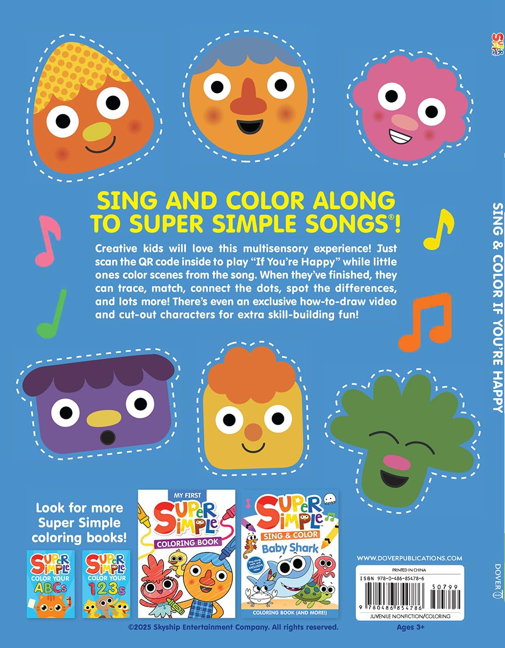 Super Simple Sing & Color: If You're Happy | Coloring Book – Super
