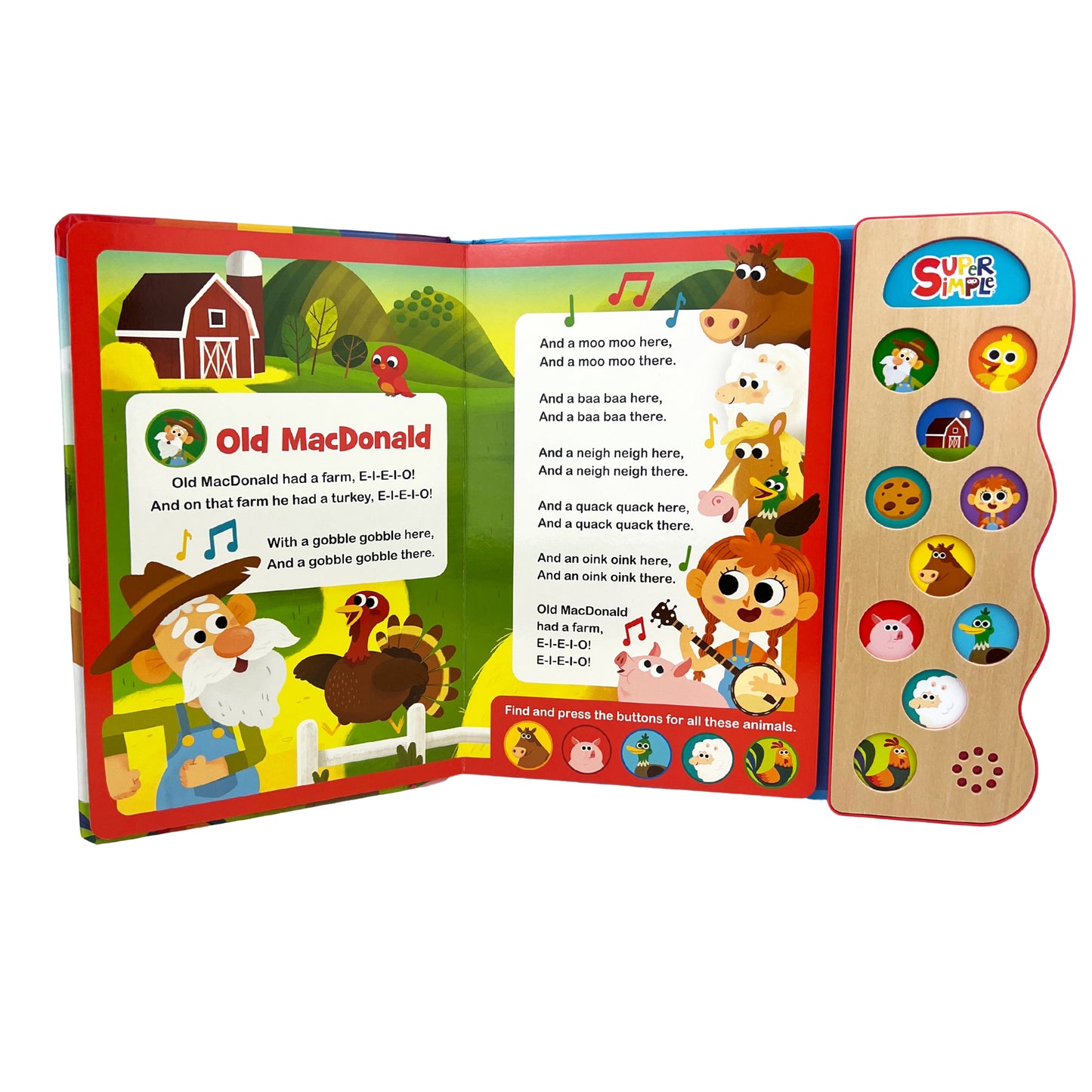 Old MacDonald's Farm Songs | Music Book