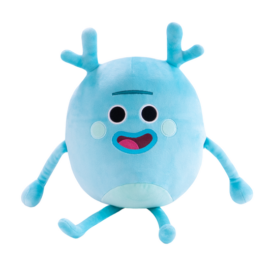 Bumble Nums Talking Plush - Grumble Blue - Front