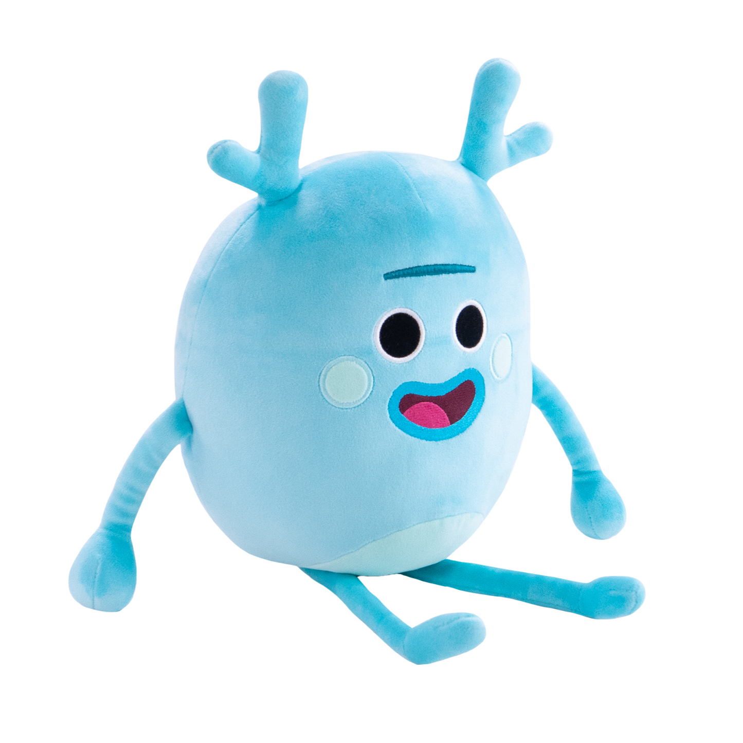 Bumble Nums Talking Plush - Grumble Blue - Side