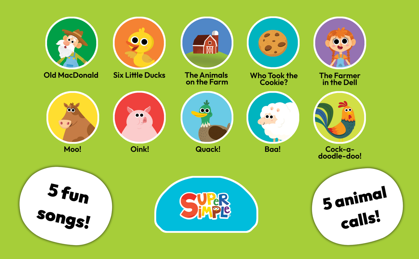 Old MacDonald's Farm Songs | Music Book