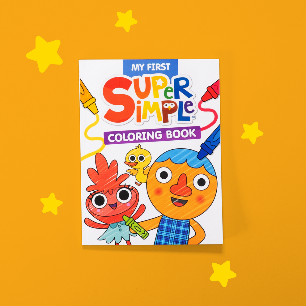 My First Super Simple Coloring Book – Super Simple Shop