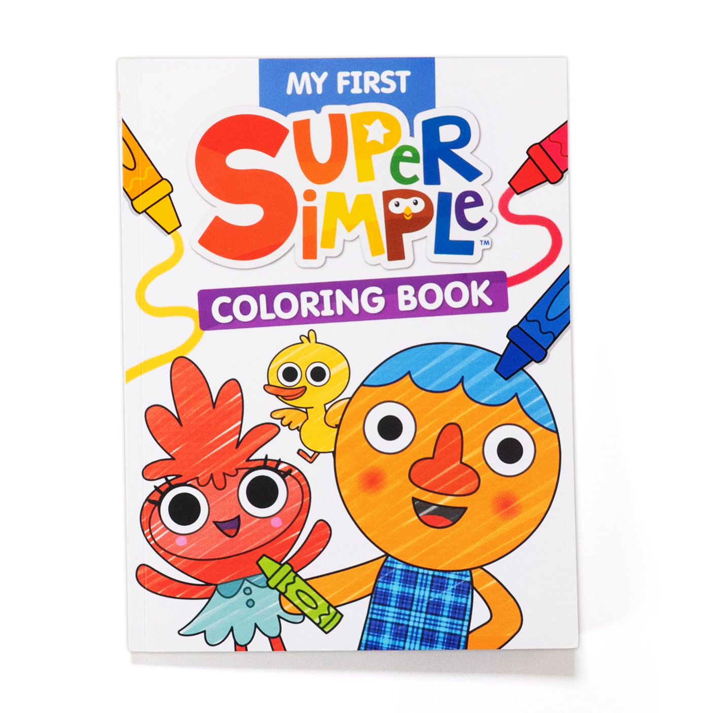 My First Super Simple Coloring Book cover white