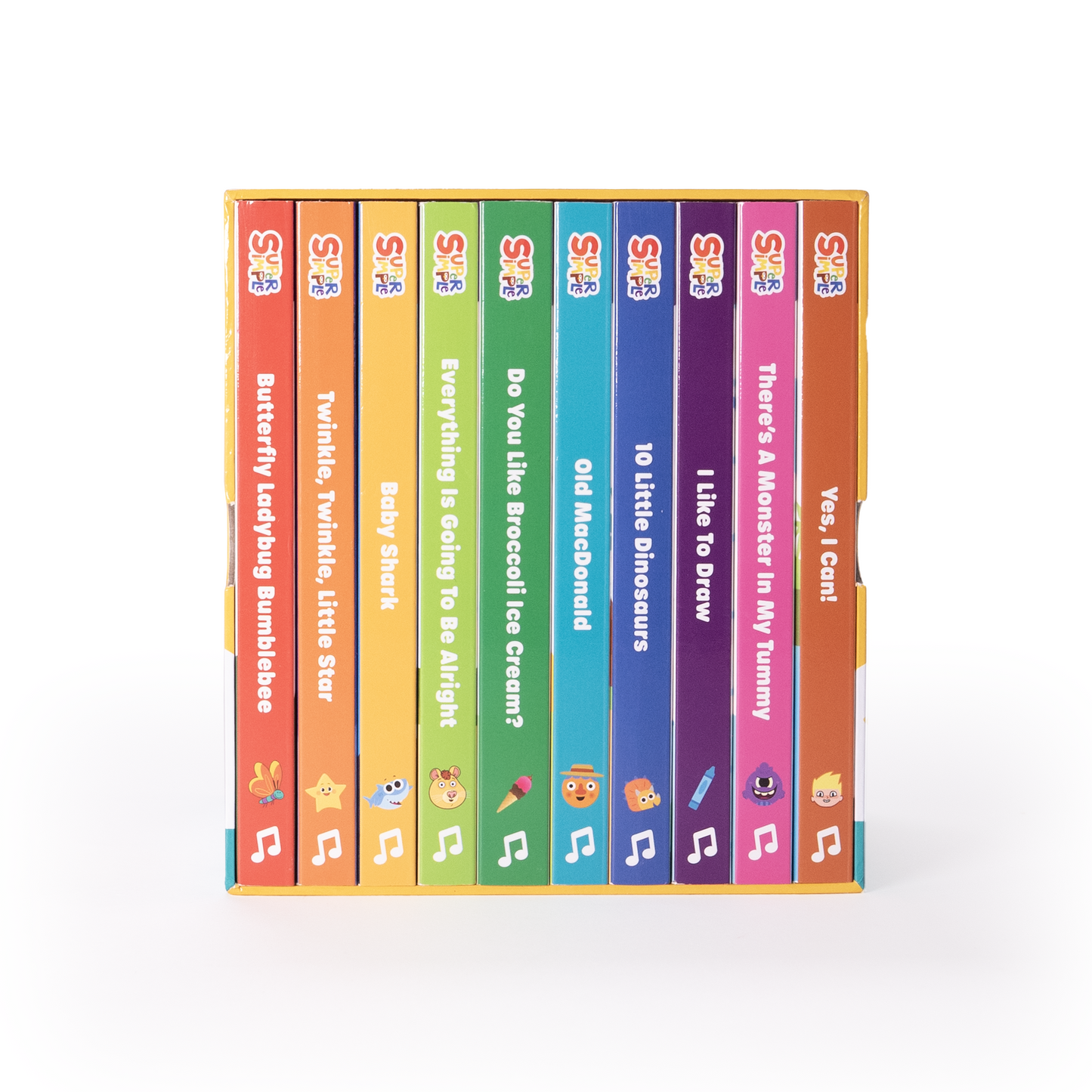 Super Simple Songs - 10 Board Books - Yellow pack
