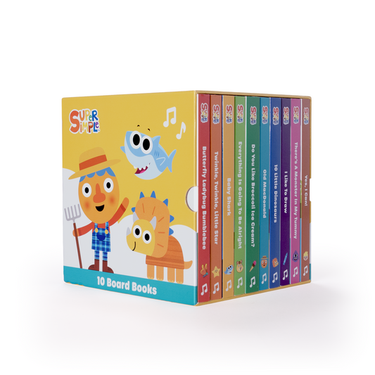 Super Simple Songs - 10 Board Books - Yellow pack