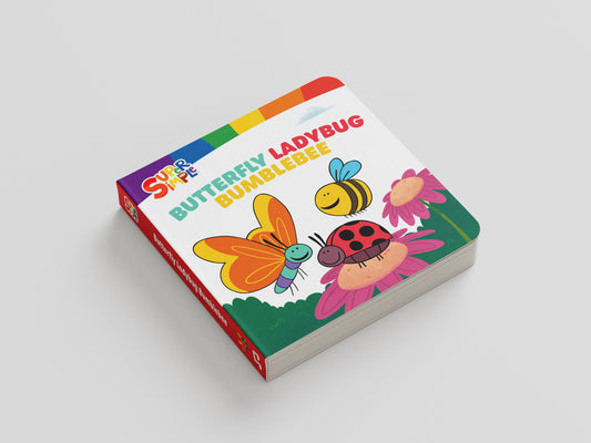 Butterfly, Ladybug, Bumblebee | Board Book