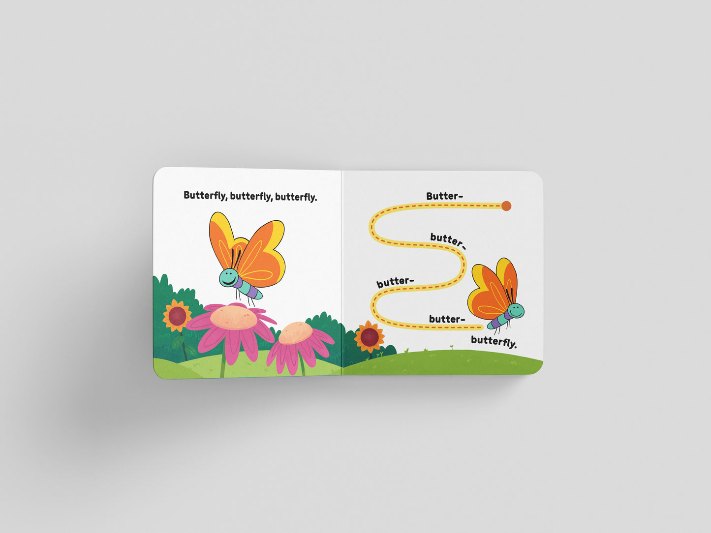 Butterfly, Ladybug, Bumblebee | Board Book
