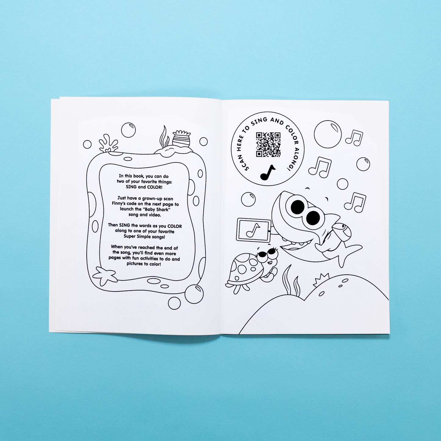 Sing & Color Baby Shark Finny Interior 1