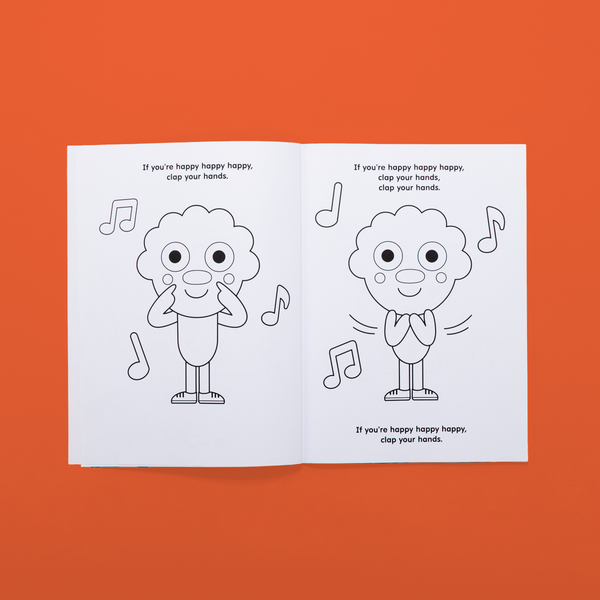 Super Simple Sing & Color: If You're Happy | Coloring Book – Super ...