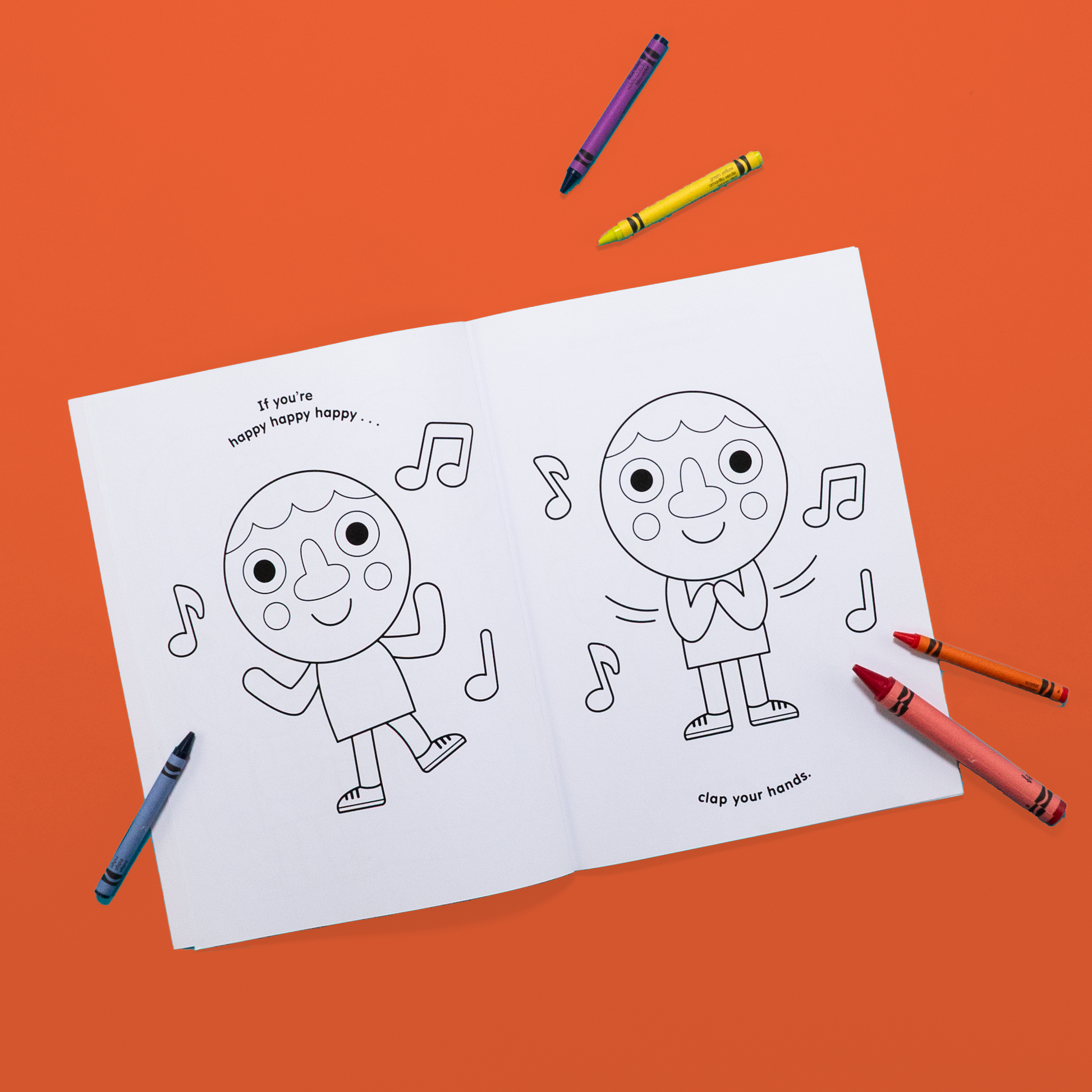 Sing & Color If You're Happy Noodle