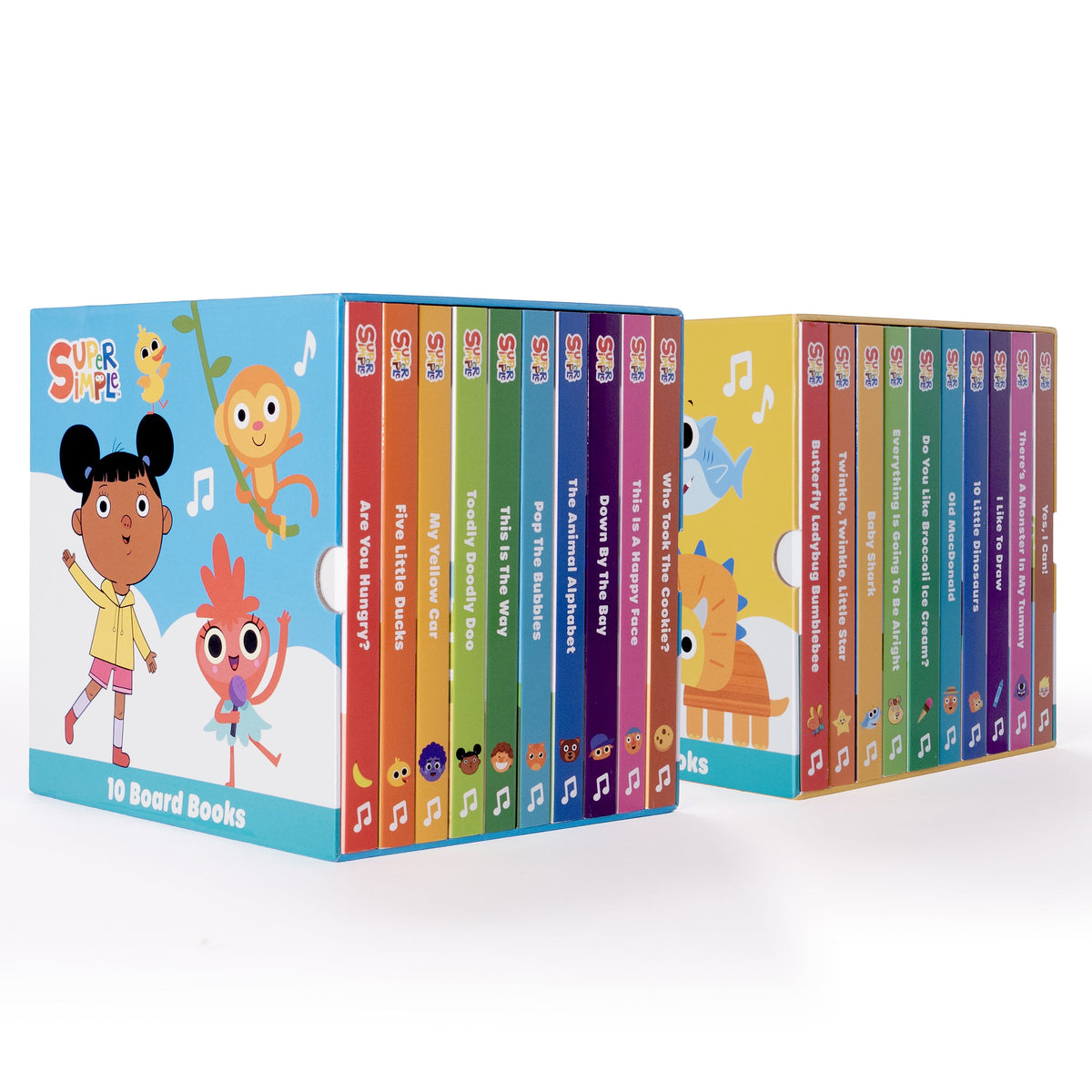 20 Board Books - Super Simple Essential Collection (10+10 Books)