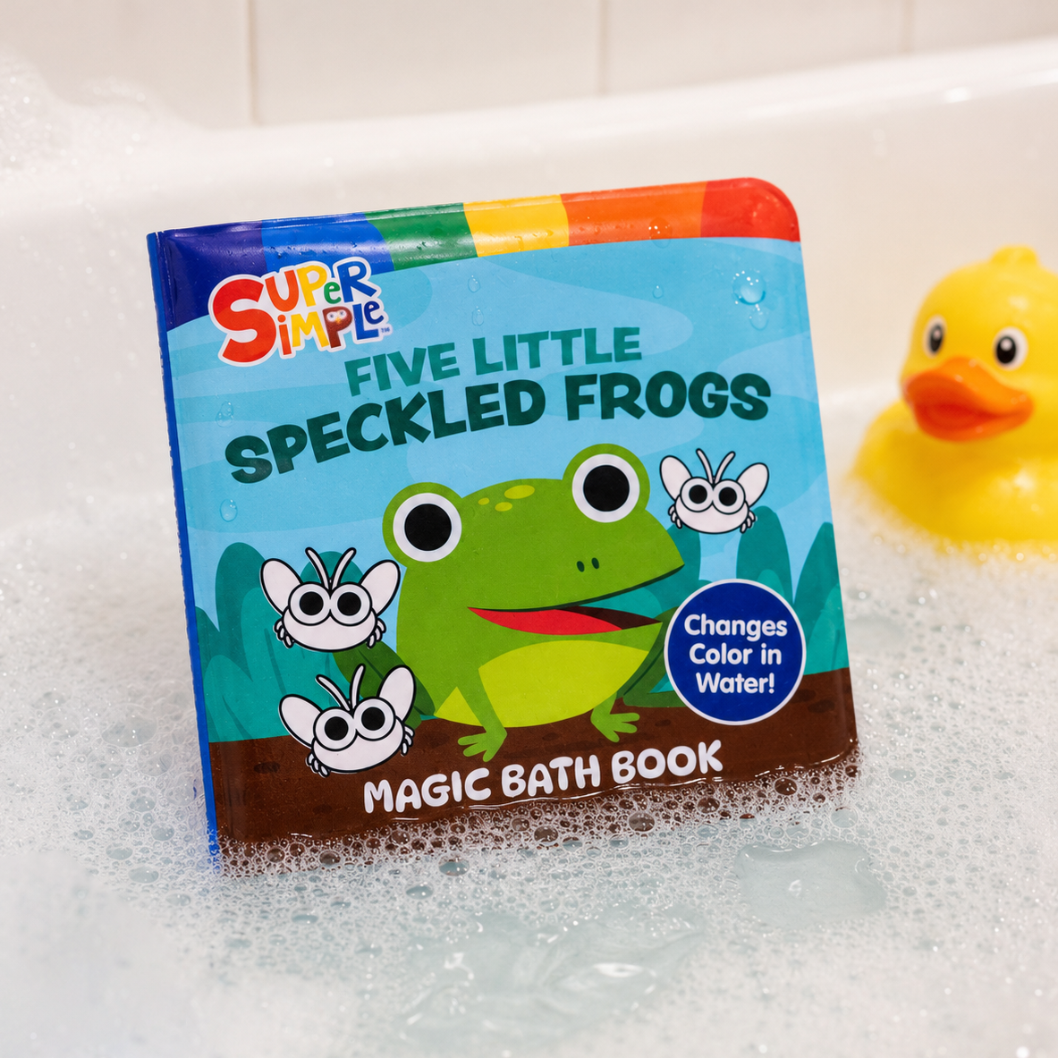Magic Bath Book - Five Little Specked Frogs