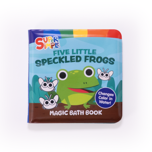 Magic Bath Book - Five Little Specked Frogs