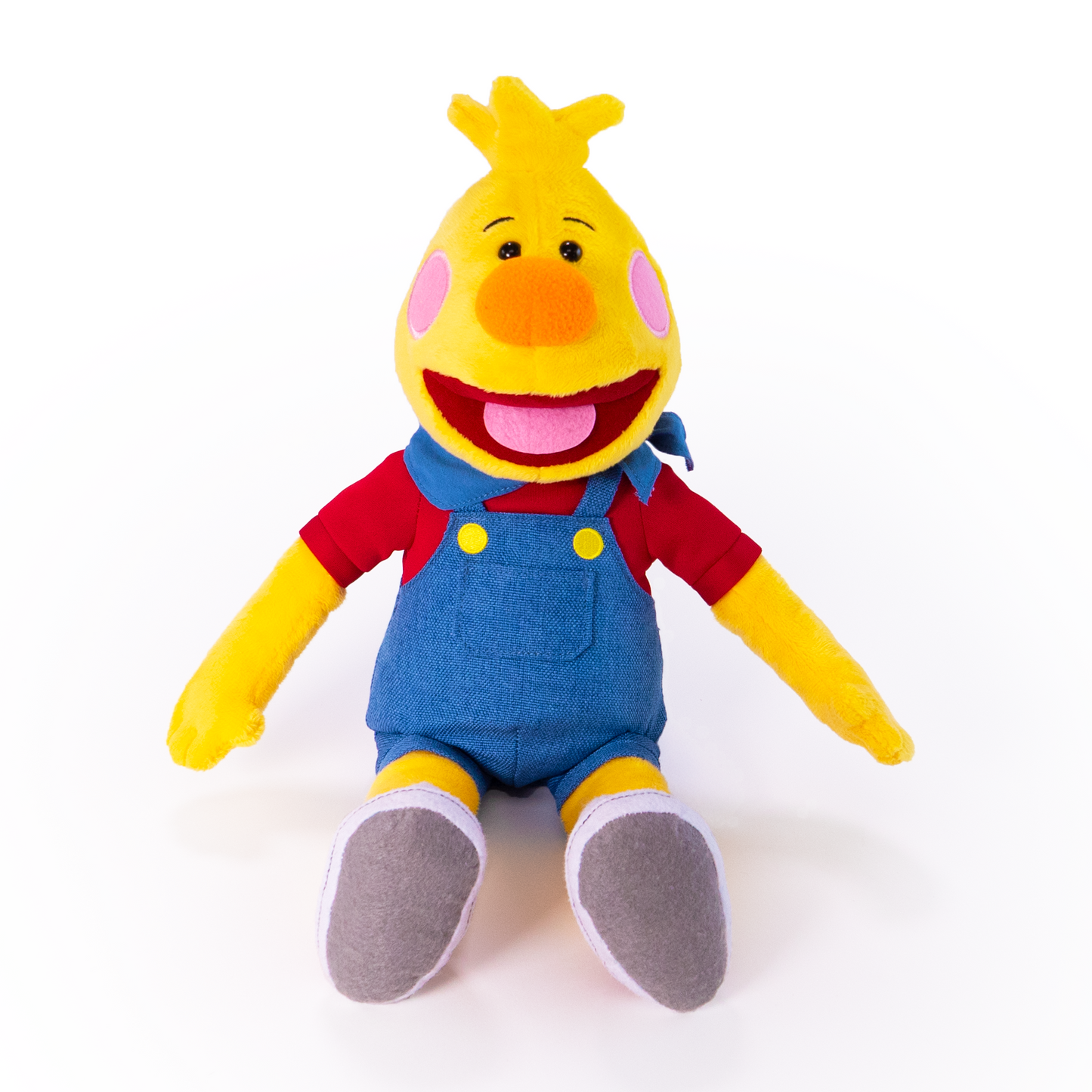 Tobee Plush - Yellow Puppet Sitting Front